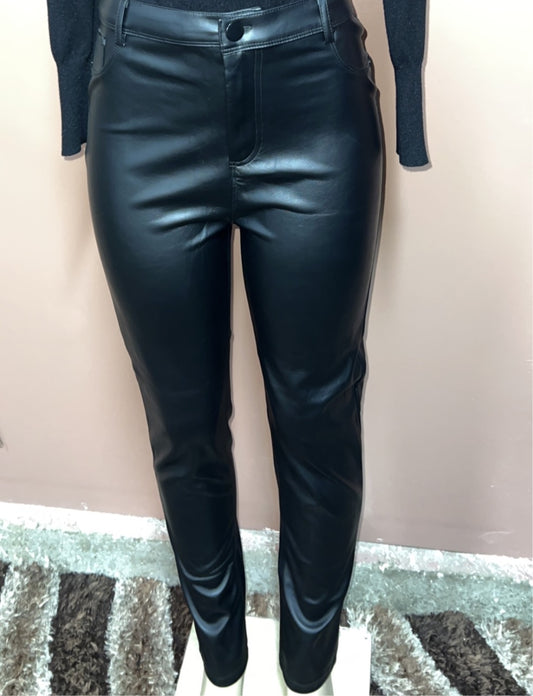 Sandy leather jeans